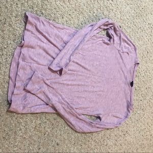 J crew super soft purple top